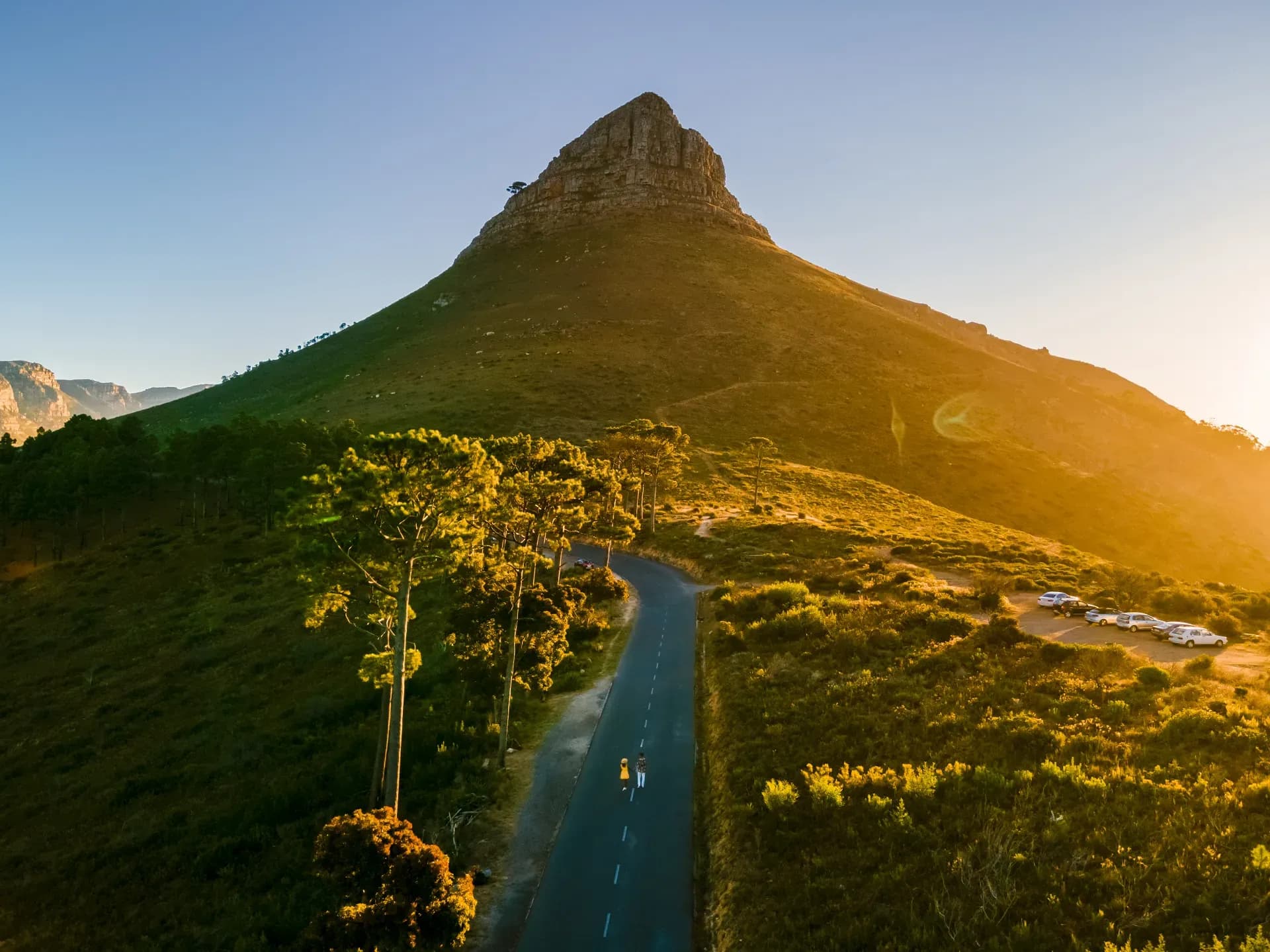 Lions Head Cape Town at sunset